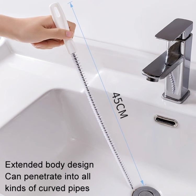 4pcs Pipe Brush Household Hair Cleaning Anti-Blockage Cleaning Rod Multi-Function Drainage Tools