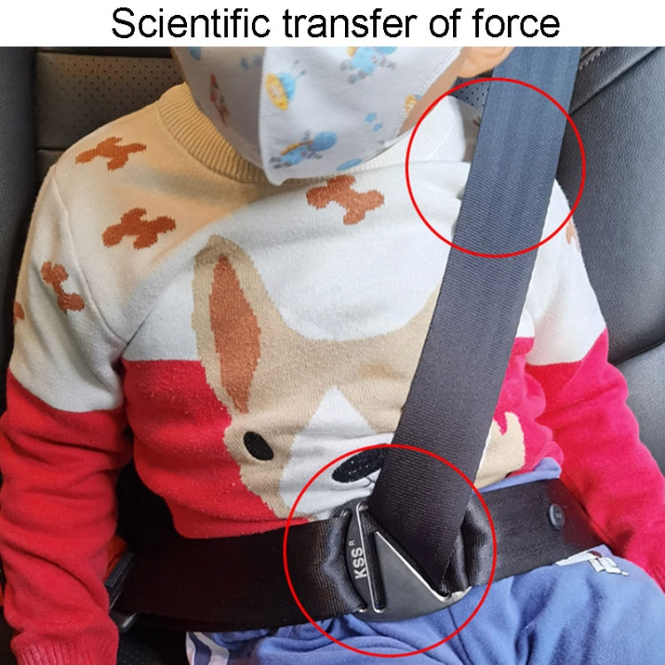 Car Seat Belt Adjuster Child Anti Strangler Neck Seat Fixed Limiter