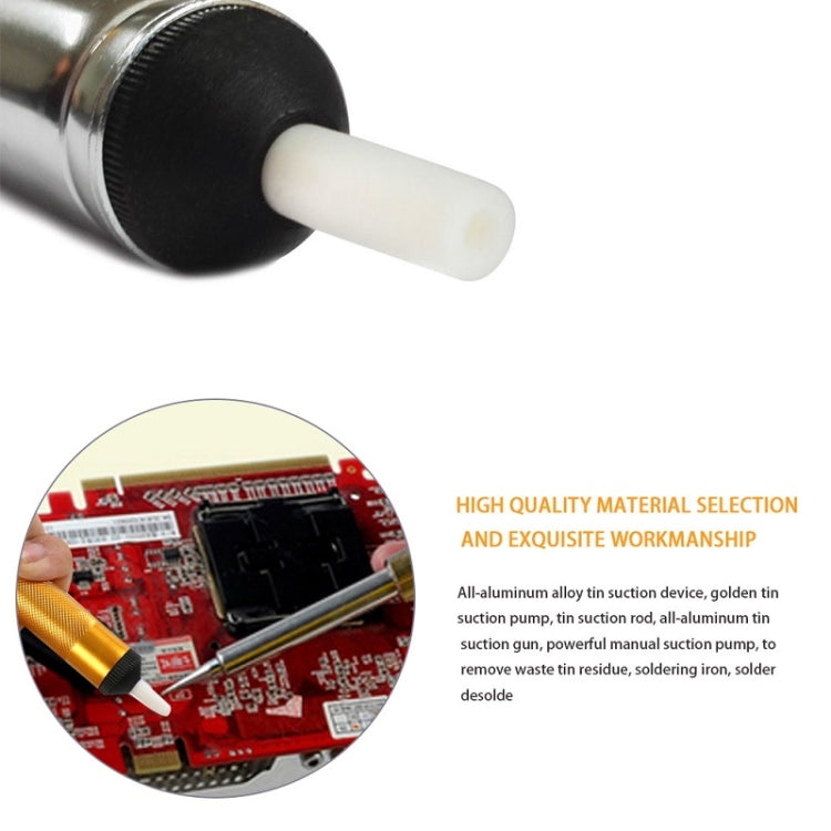 All-aluminum Alloy Solder Extractor Manual Soldering Iron Soldering Tool