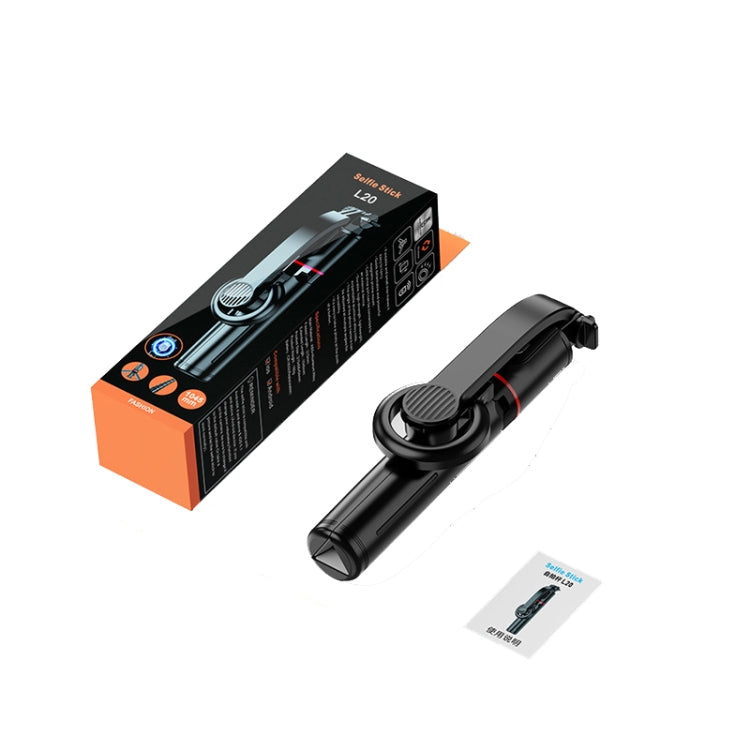 L20 Magnetic Bluetooth Selfie Stick Phone Holder Desktop Tripod