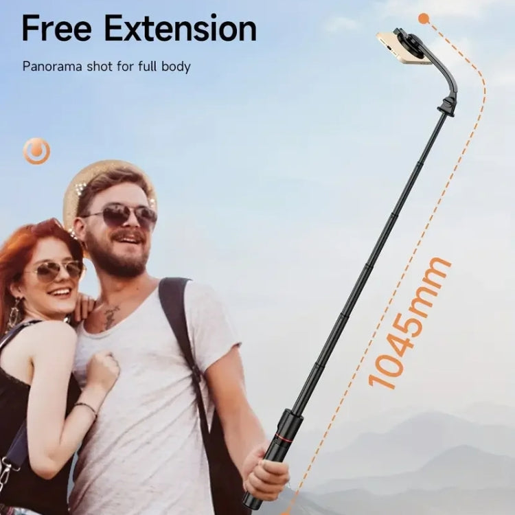 L20 Magnetic Bluetooth Selfie Stick Phone Holder Desktop Tripod