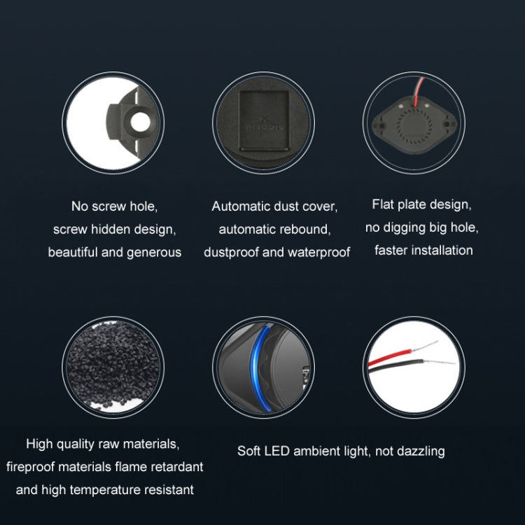 2 in 1 Car Modification Fast Charging USB-C Car Charger