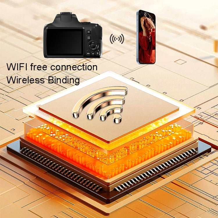 W2 64MP 4K 3 Inch Screen 10X Optical Zoom+4X Digital Zoom Camera