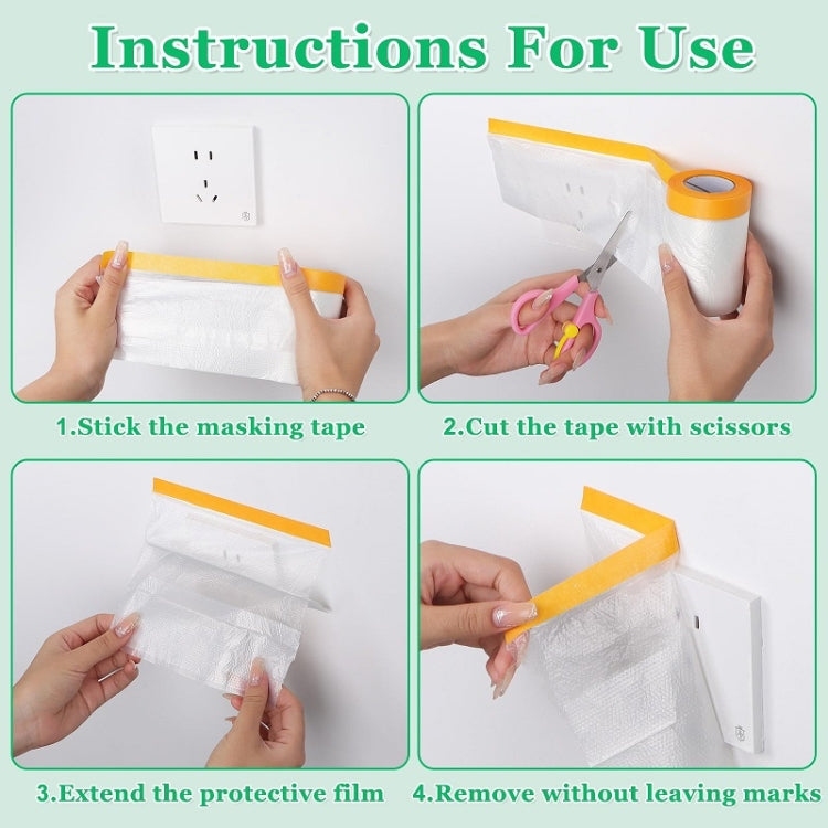 Furniture Wall Decoration Dustproof Masking Film Car Protective Film