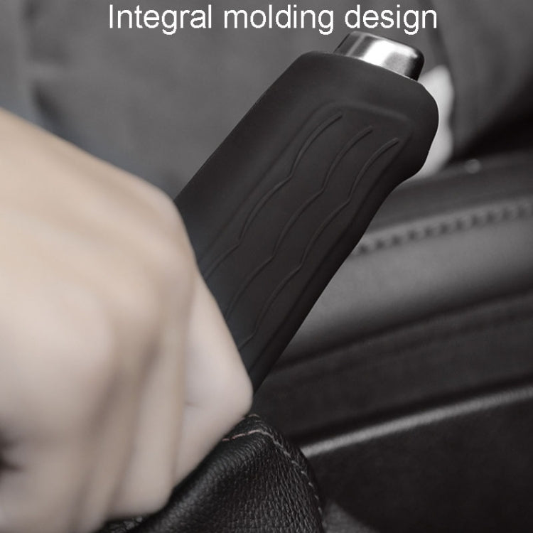 Automotive Universal Silicone Handbrake Handle Cover Brake Handle Decorative Protective Sleeve