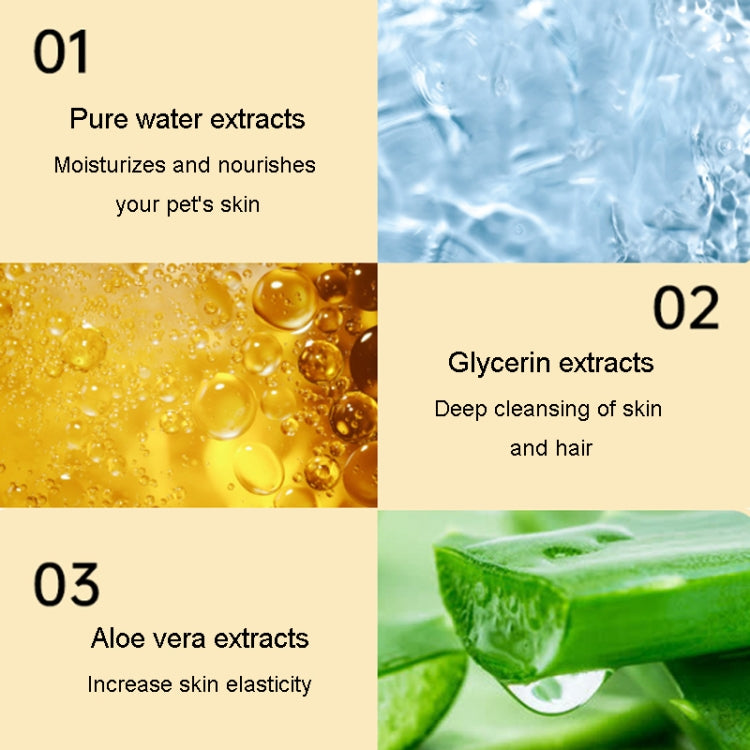 KIMHOME Pet No-Rinse Gloves Wipes Dogs Cats Bathing Deodorizing Cleaning Dry Cleaning Pet Supplies