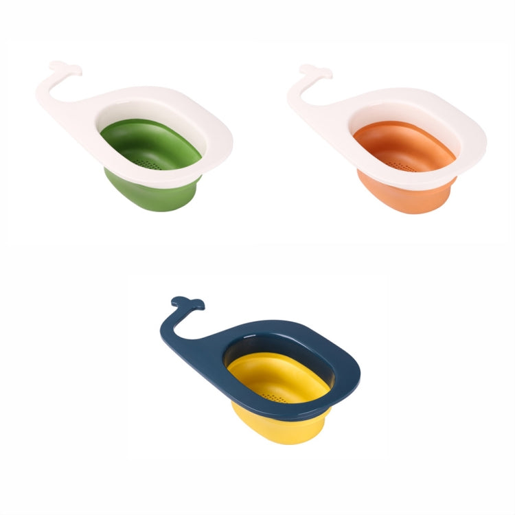 Multifunctional Whale-shaped Foldable Kitchen Fruit and Vegetable Draining Basket