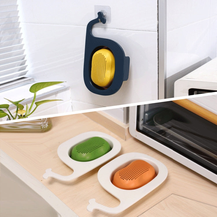 Multifunctional Whale-shaped Foldable Kitchen Fruit and Vegetable Draining Basket