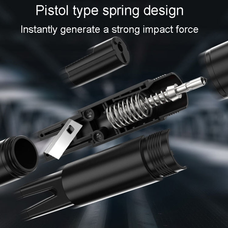 Car Emergency Life-Saving Safety Hammer Multifunctional Fast Window Breaker For Vehicle 2 In 1