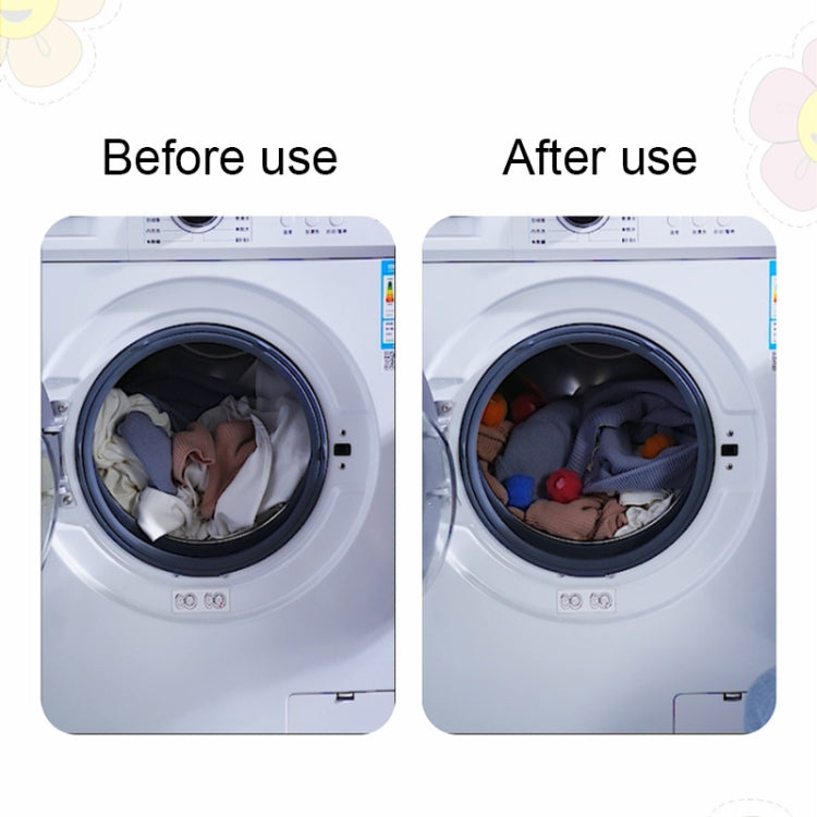 4pcs /Set Household Anti-tangle Laundry Balls Anti-knotting Laundry Cleaning Ball for Washing Machine