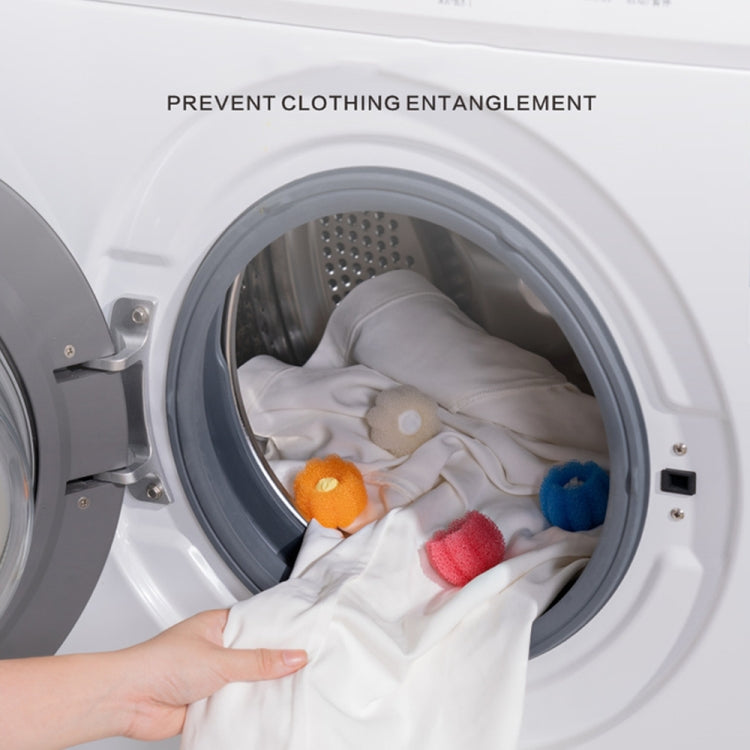 4pcs /Set Household Anti-tangle Laundry Balls Anti-knotting Laundry Cleaning Ball for Washing Machine