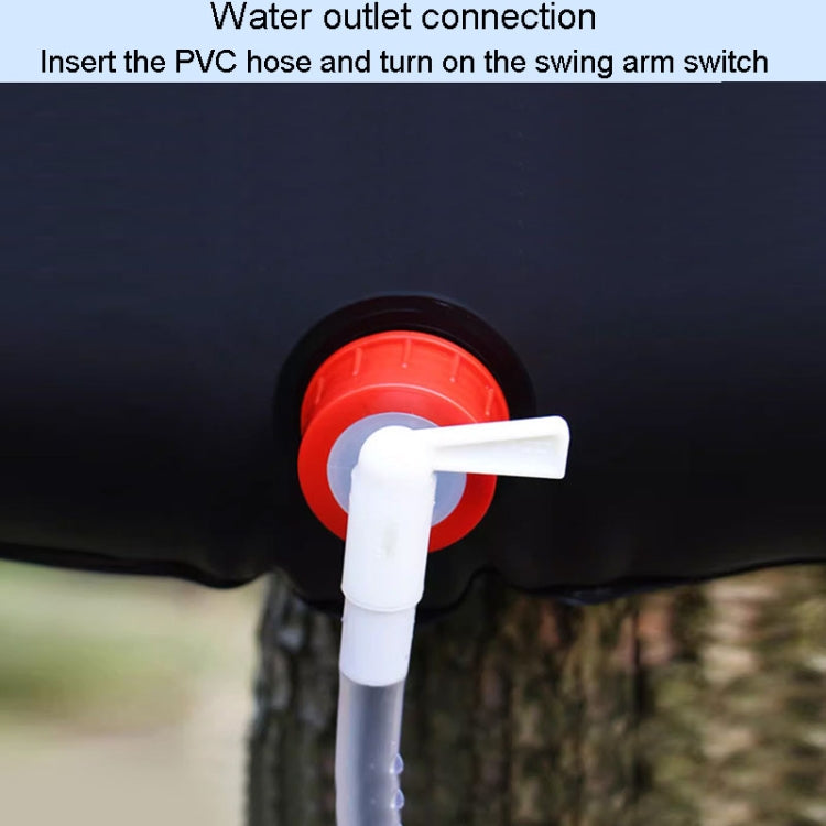 Outdoor Folding Solar Shower Bag Portable Water Storage Bag For Home Use