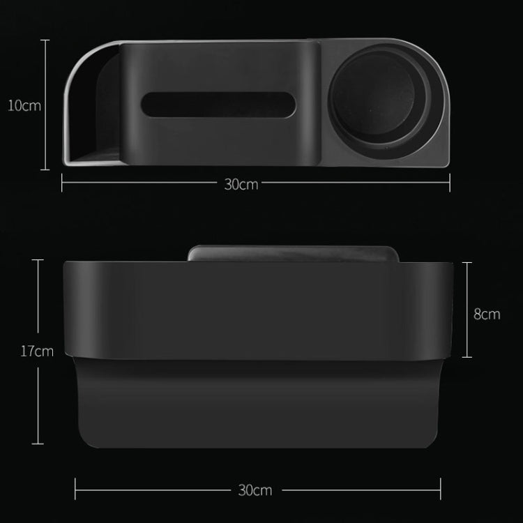 Automotive Seat Slit Organizing Box Car Seam Storage Compartment