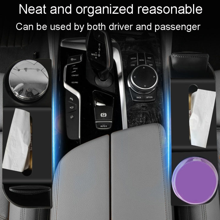 Automotive Seat Slit Organizing Box Car Seam Storage Compartment