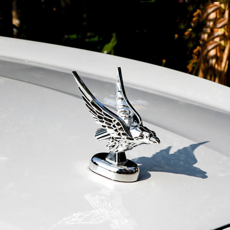 Car Hood Decoration 3D Spread Wings Flying Eagle Modification Universal Car Emblem