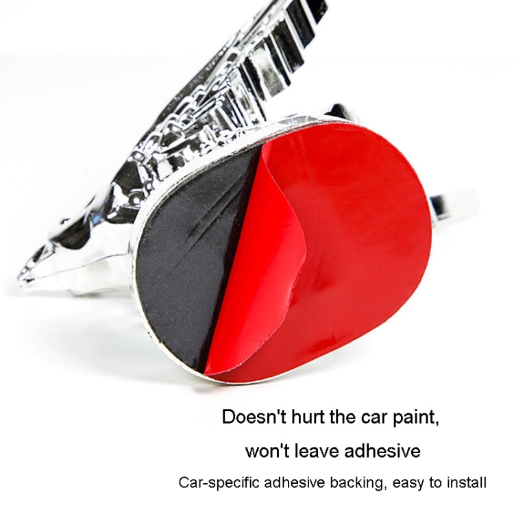 Car Hood Decoration 3D Spread Wings Flying Eagle Modification Universal Car Emblem