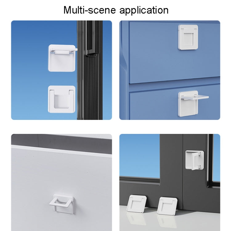 Children Protective Window Lock Flat Movement Doors Drawers Lock Cabinet Door Handle