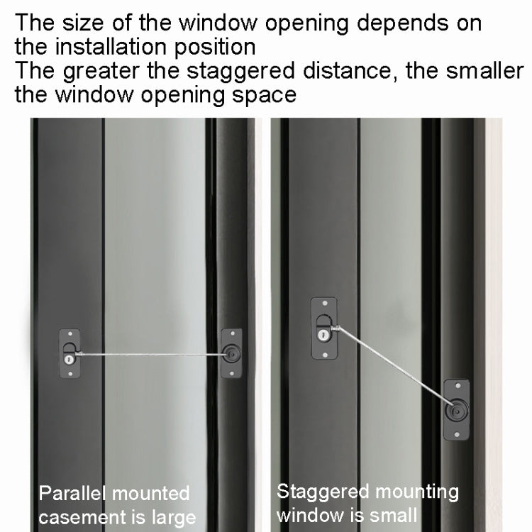 Multifunctional Children Window Safety Lock With Key Refrigerator Cabinet Lock Dual Purpose Limator