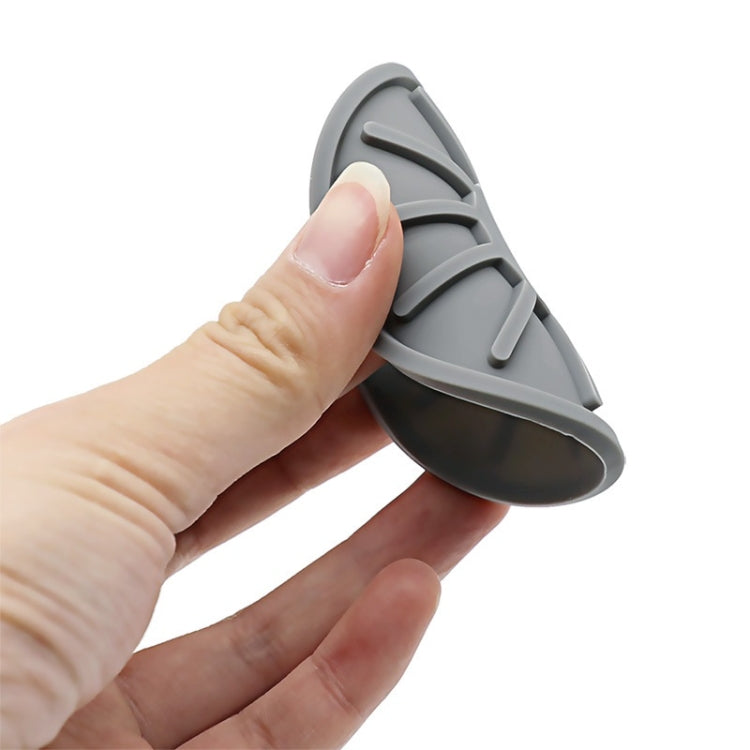 4pcs/set 6.8x0.3cm Car Anti-slip Silicone Water Coaster Storage Interior