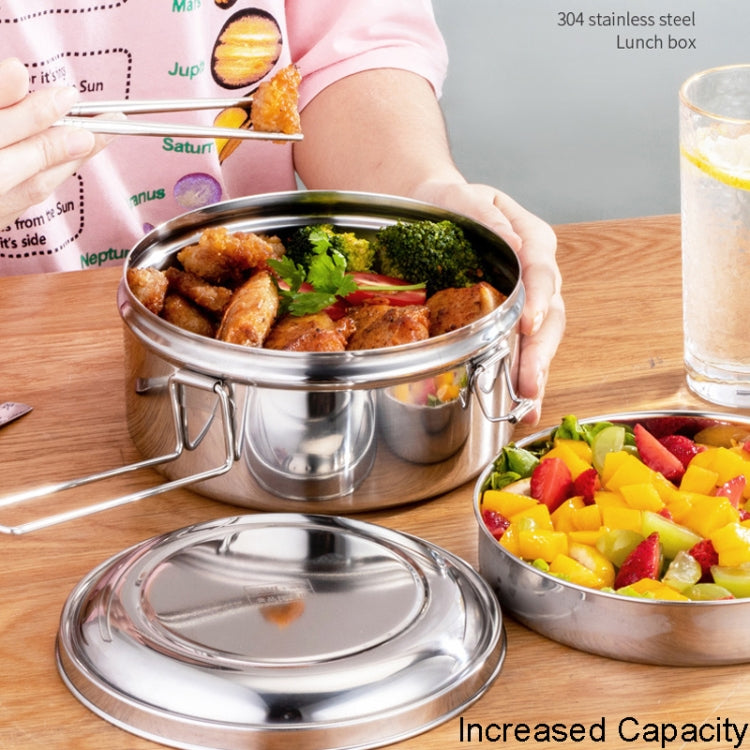 304 Stainless Steel Round Lunch Box