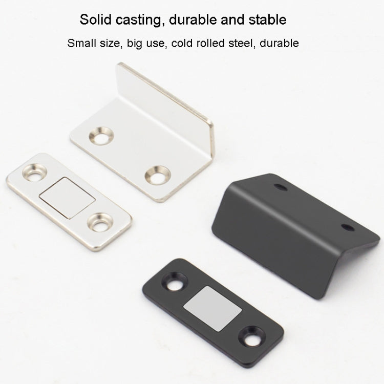 90 Degree No-Punch Invisible Door Suction Thin Section Wardrobe Sliding Door Magnetic Suction