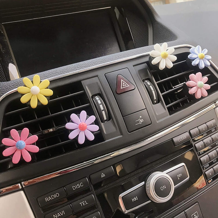 Colorful Daisy Car Decorative Air Vent Aromatherapy Clip