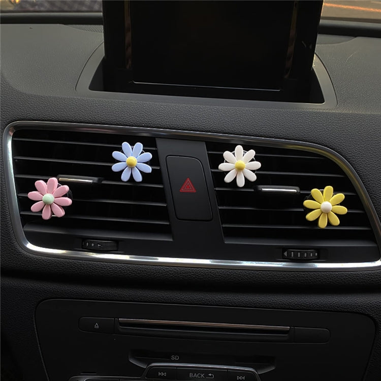 Colorful Daisy Car Decorative Air Vent Aromatherapy Clip