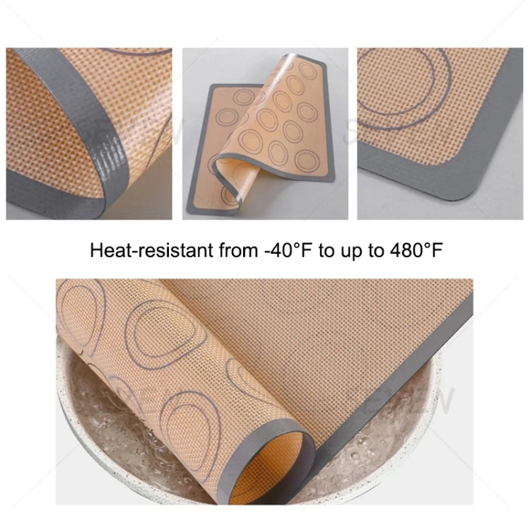 High Temperature Resistant Silicone Baking Mat Macaron Puff Oven Mat