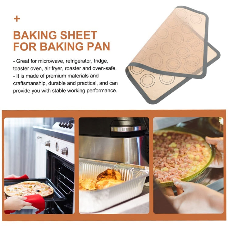 High Temperature Resistant Silicone Baking Mat Macaron Puff Oven Mat