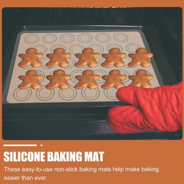 High Temperature Resistant Silicone Baking Mat Macaron Puff Oven Mat