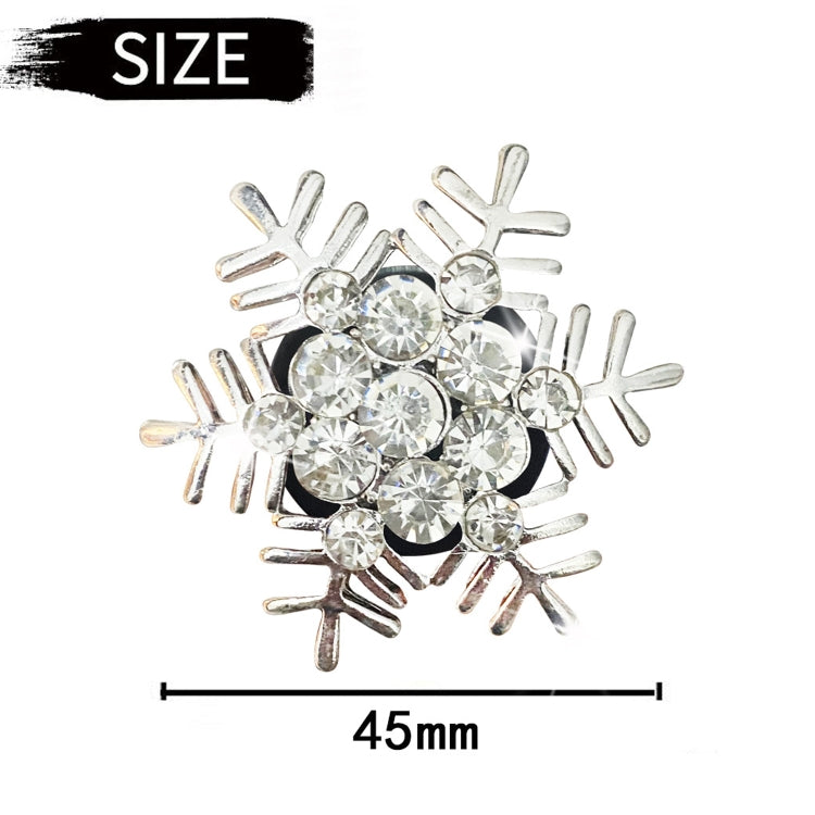 Rhinestone Metal Snowflake Car Air Vent Aromatherapy Decorative Clip