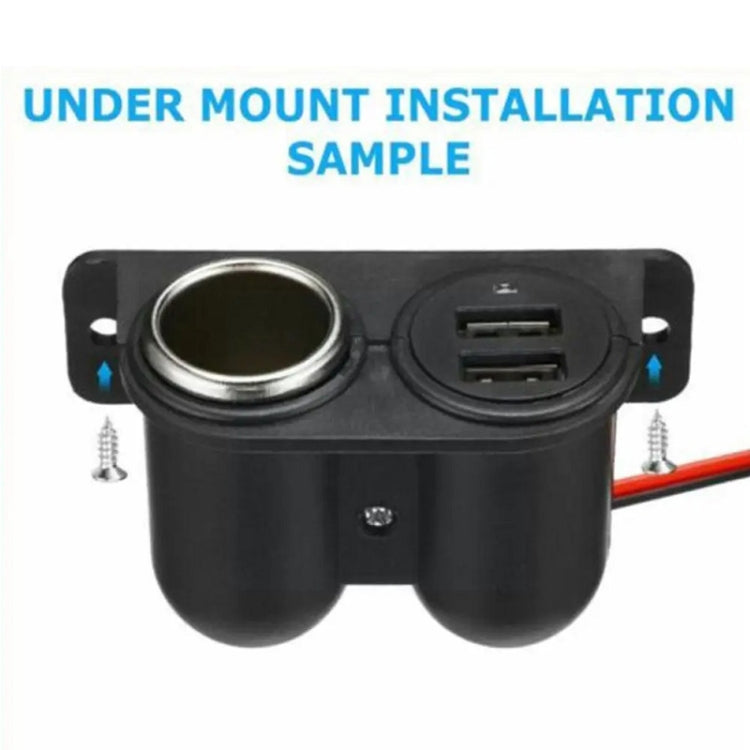 Car Charger Dual USB 3.1A/3100mA Modified With Cigarette Lighter