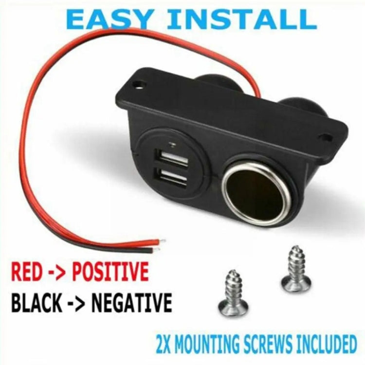 Car Charger Dual USB 3.1A/3100mA Modified With Cigarette Lighter