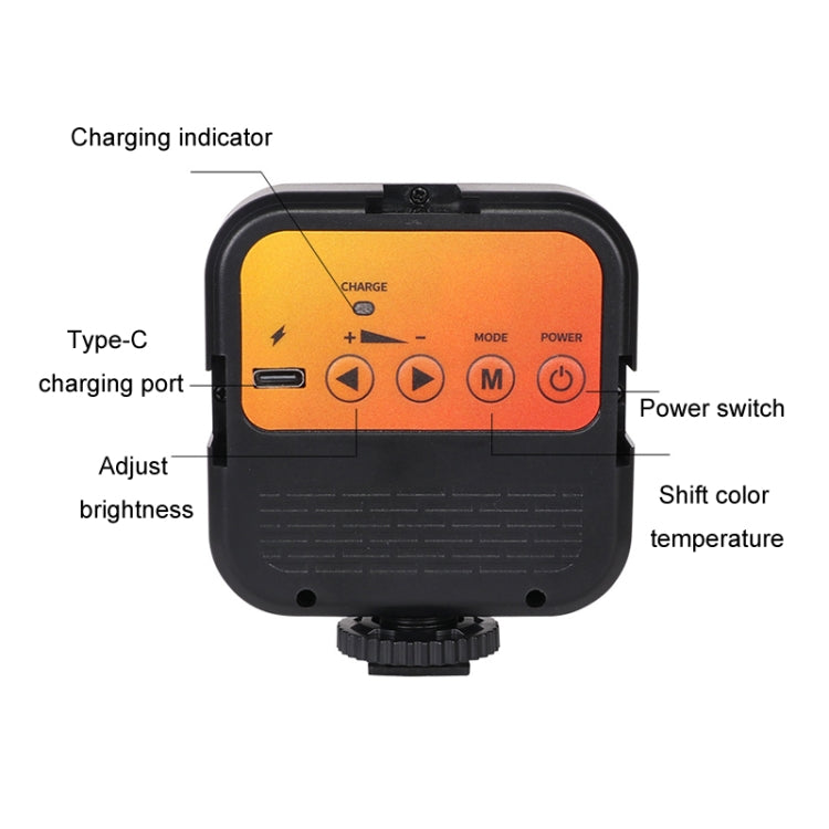 Portable Phone Desktop Live Fill Light Mini Pocket Light Shooting Camera Fill Lamp