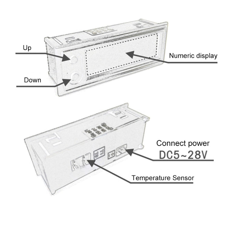 5V/12V WIFI Network Automatic Time Synchronization Digital Electronic Clock Module