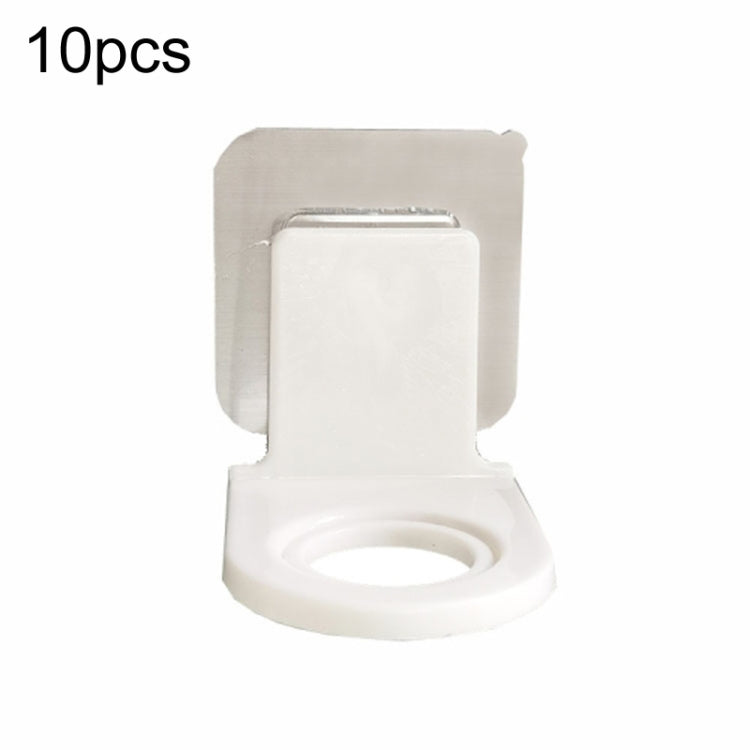 10pcs Toilet Shampoo Shower Gel Hanging Shelf No-Punch Bathroom Shelves