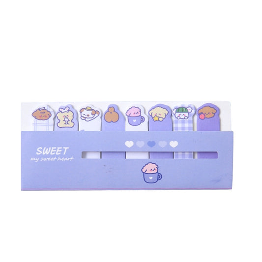 120sheets /Set Kawaii Sticky Tab Note Page Marker Writable and Repositionable File Flags