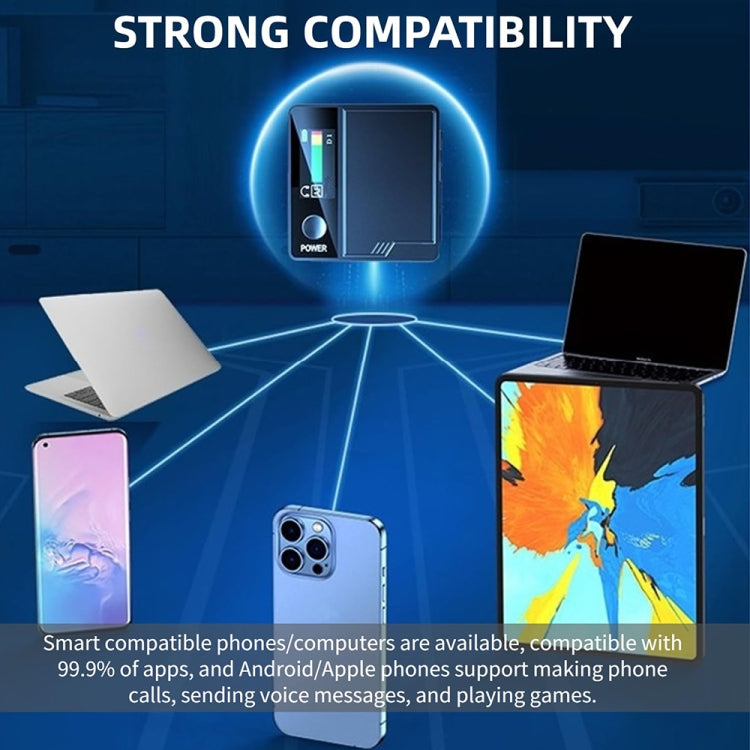 A9 Mobile Phone Computer Live Recording Mini Color Screen Display Sound Card Voice Changer