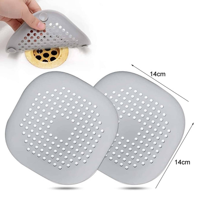 Floor Drain Pad With Suction Pad Kitchen Bathroom Anti Clogging Hair Strainer Sewer Floor Drain Plugs