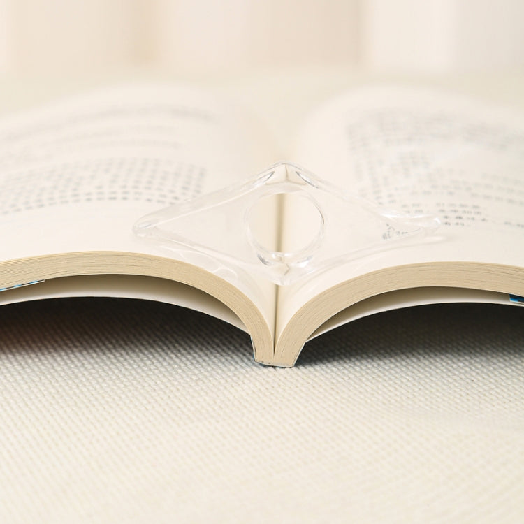 Thumb Bookmark Acrylic Book Holder Support Reading Aids For Students