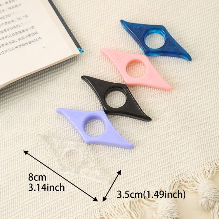 Thumb Bookmark Acrylic Book Holder Support Reading Aids For Students