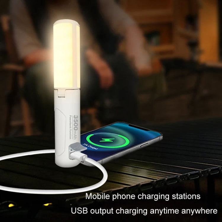 M26 Foldable Handheld Lamp Portable Triple Leaf Hook Outdoor Flashlight Multi-Functional Camping Light