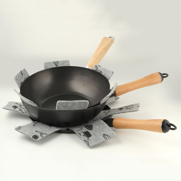 Anti-Scald Heat Insulation Felt Pot Mat Non-Woven Pot Bottom Protector Pads