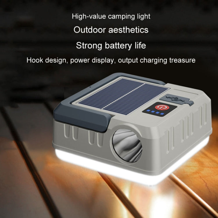 Outdoor Solar Energy Charging Camping Light Hanging Multi-Functional Tent Lamp Power Outage Emergency Lights