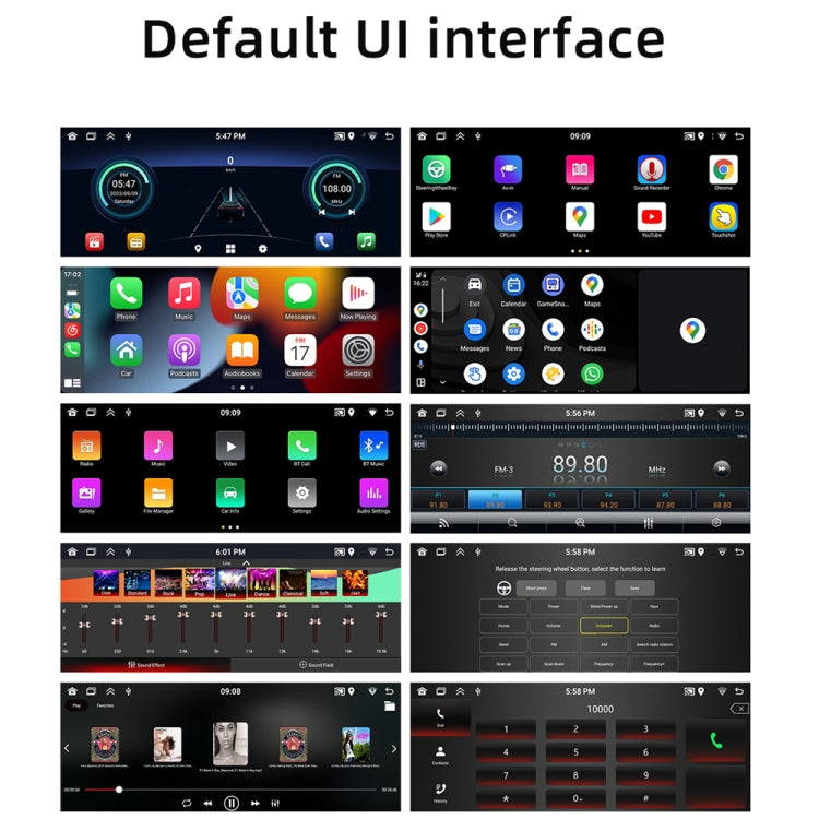 Car Universal Radio Wireless Bluetooth Hands-Free Android Navigation