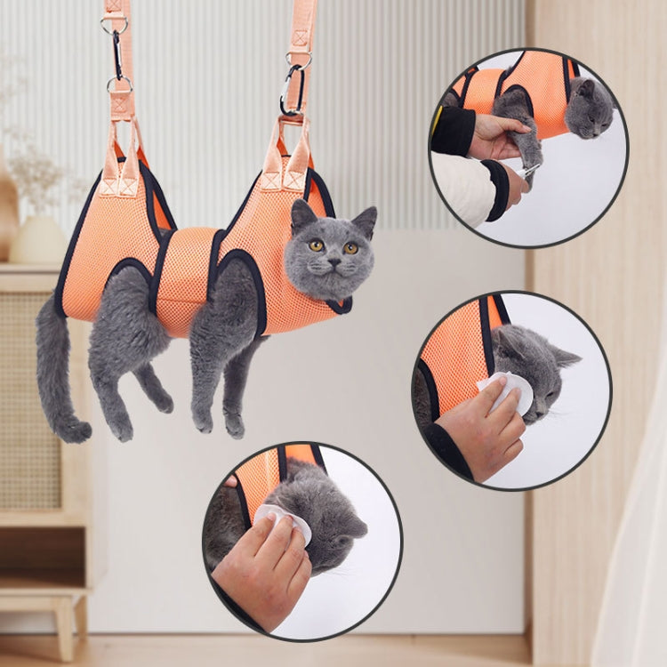 Pet Grooming Hammock Cats Dog Clipping Nail Holder Hanger Type Feeding Anti-Scratch Artifacts