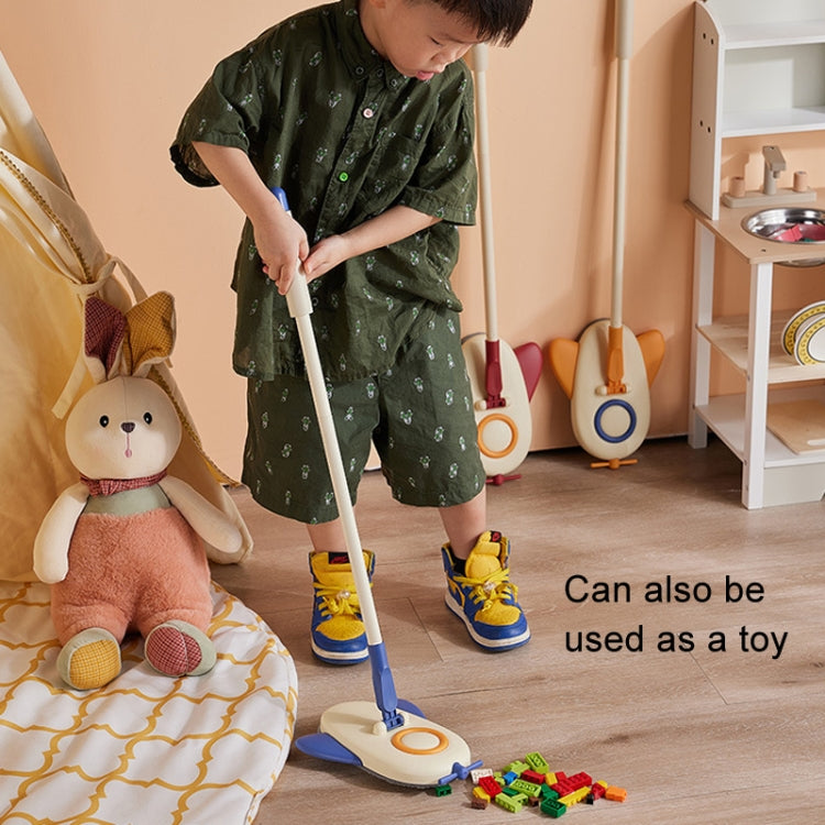 Airplane Shape Mop For Kids Mopping Tool Mini Spinning Floor Mop