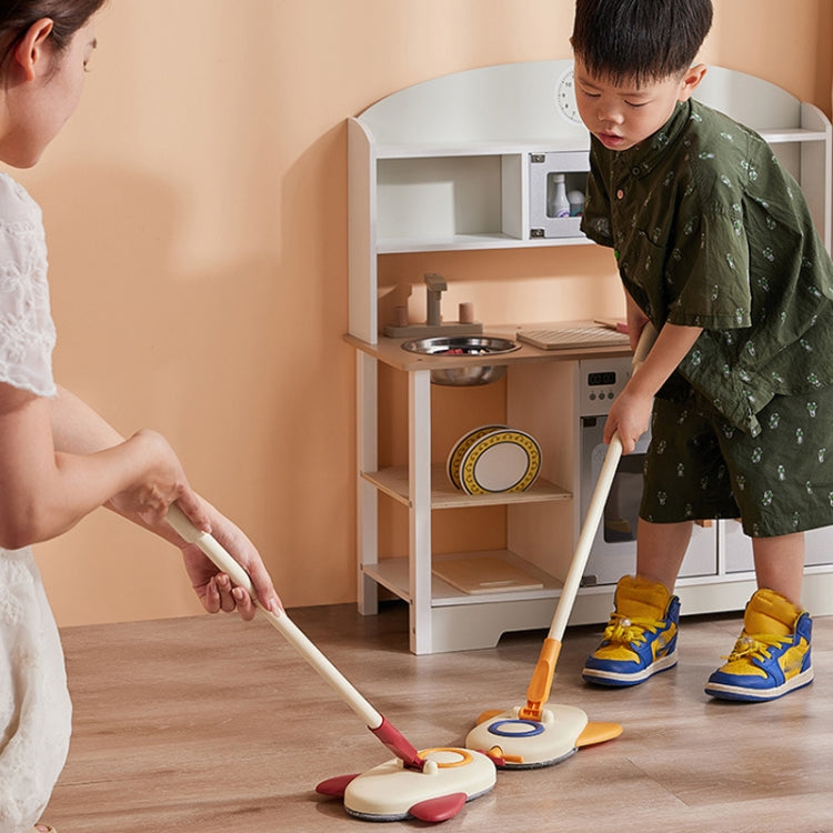 Airplane Shape Mop For Kids Mopping Tool Mini Spinning Floor Mop