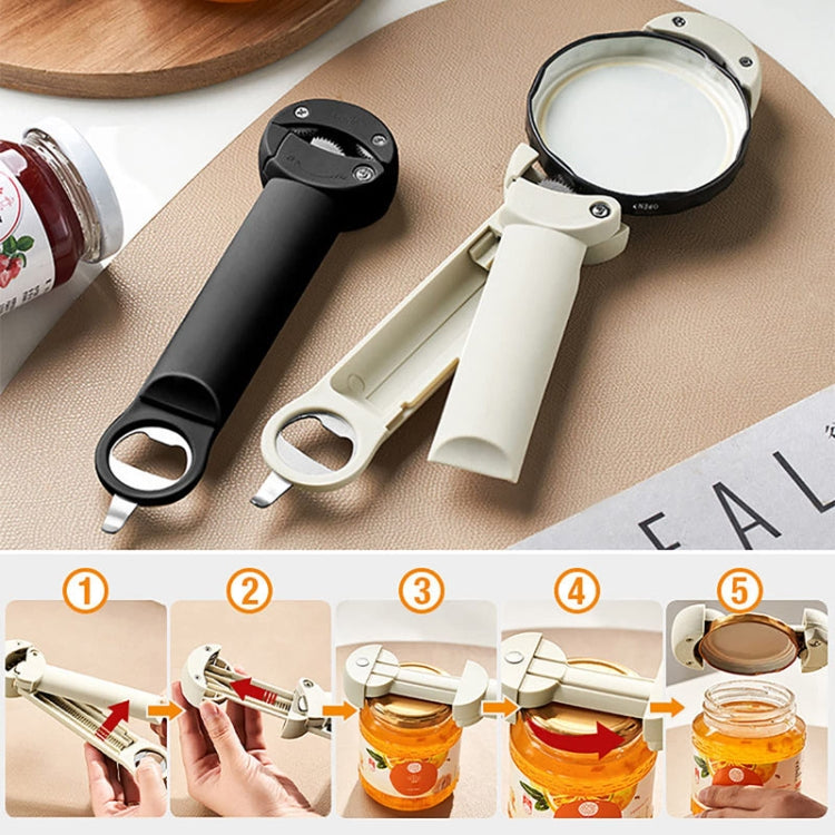 Multifunctional Beer And Beverage Bottle Opener Magnetic Telescopic Cans And Caps Driver
