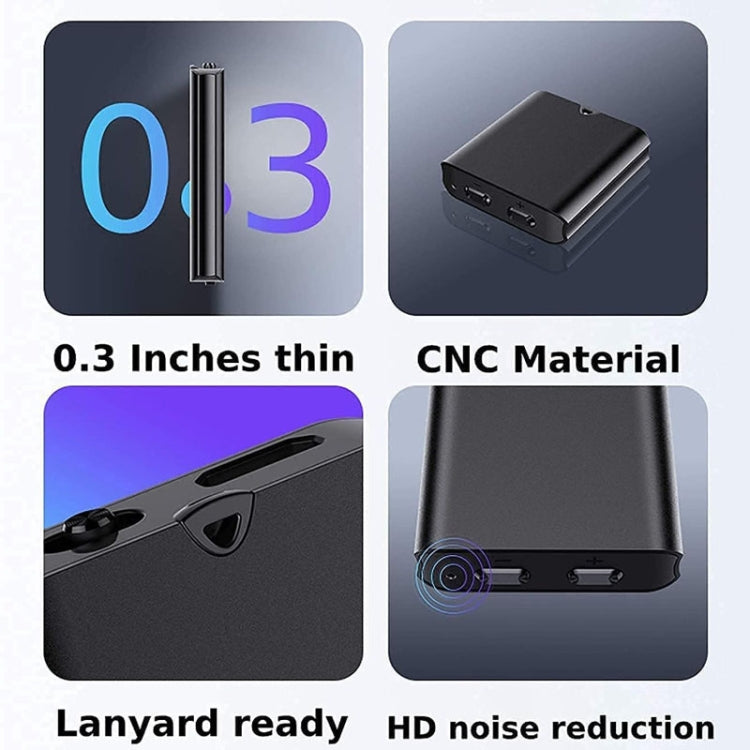 Q63 HD Noise Canceling Magnetic Voice Recorder Portable Intelligent Voice Activated Recording Pen